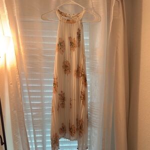 Floral Halter Maxi Dress